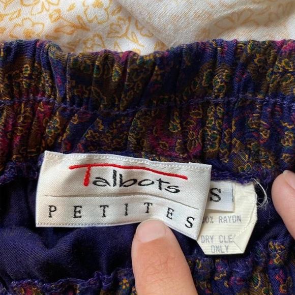 Talbots Paisley Skirt with Pockets - Picture 3 of 4